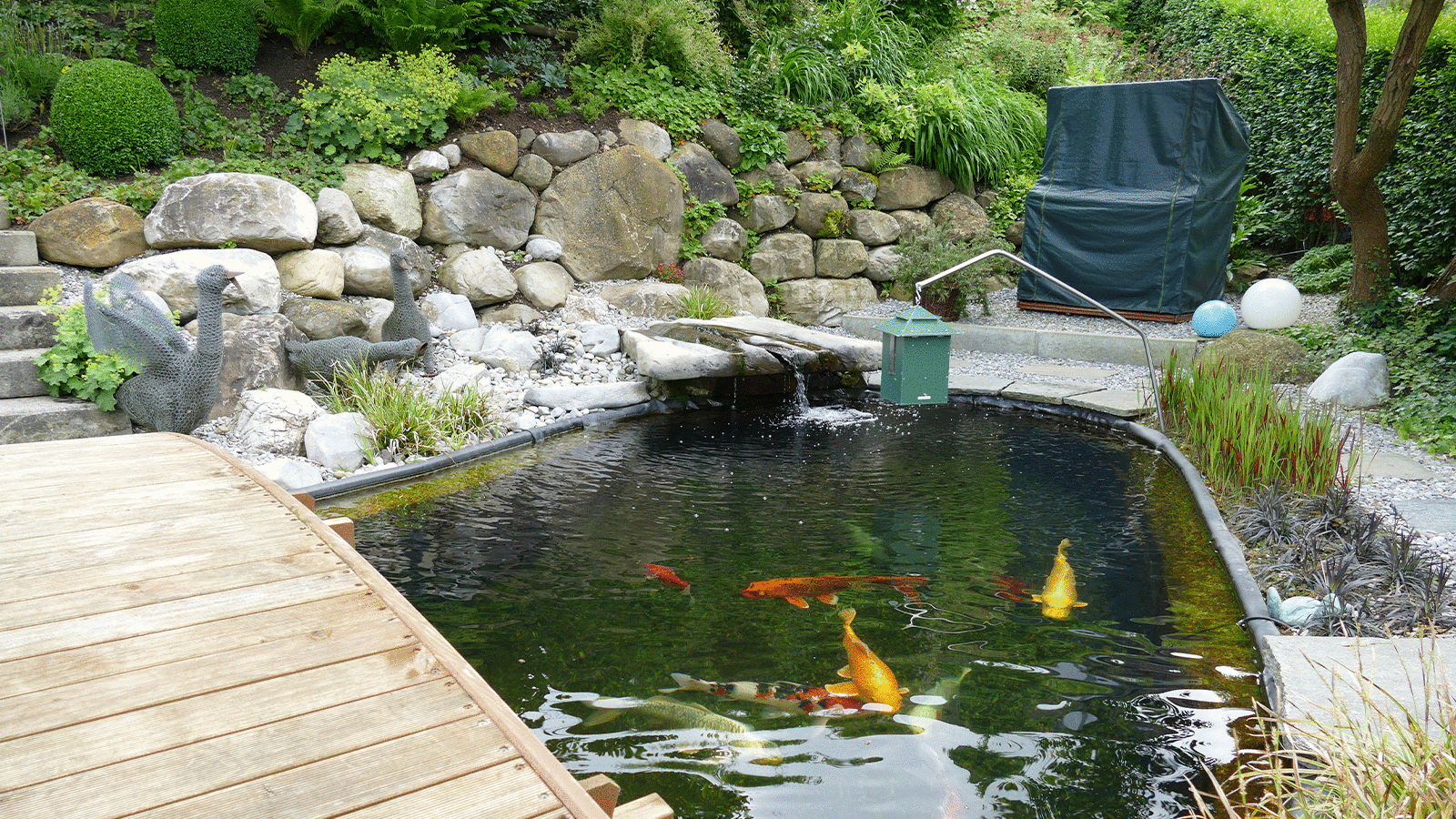 lassen Sie in Ihrem Garten Ihre Seele baumeln